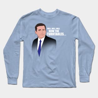 Michael Scott: Turntables Long Sleeve T-Shirt